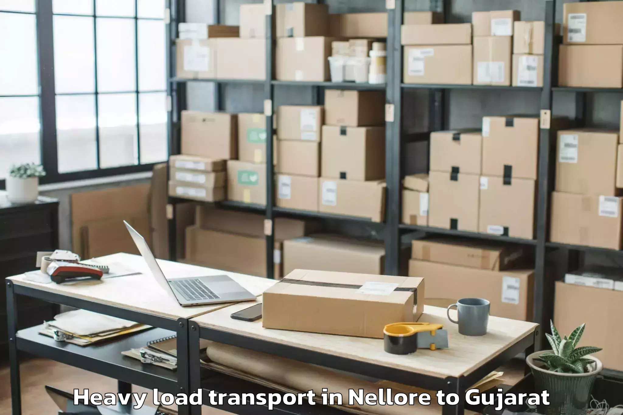 Leading Nellore to Wankaner Heavy Load Transport Provider